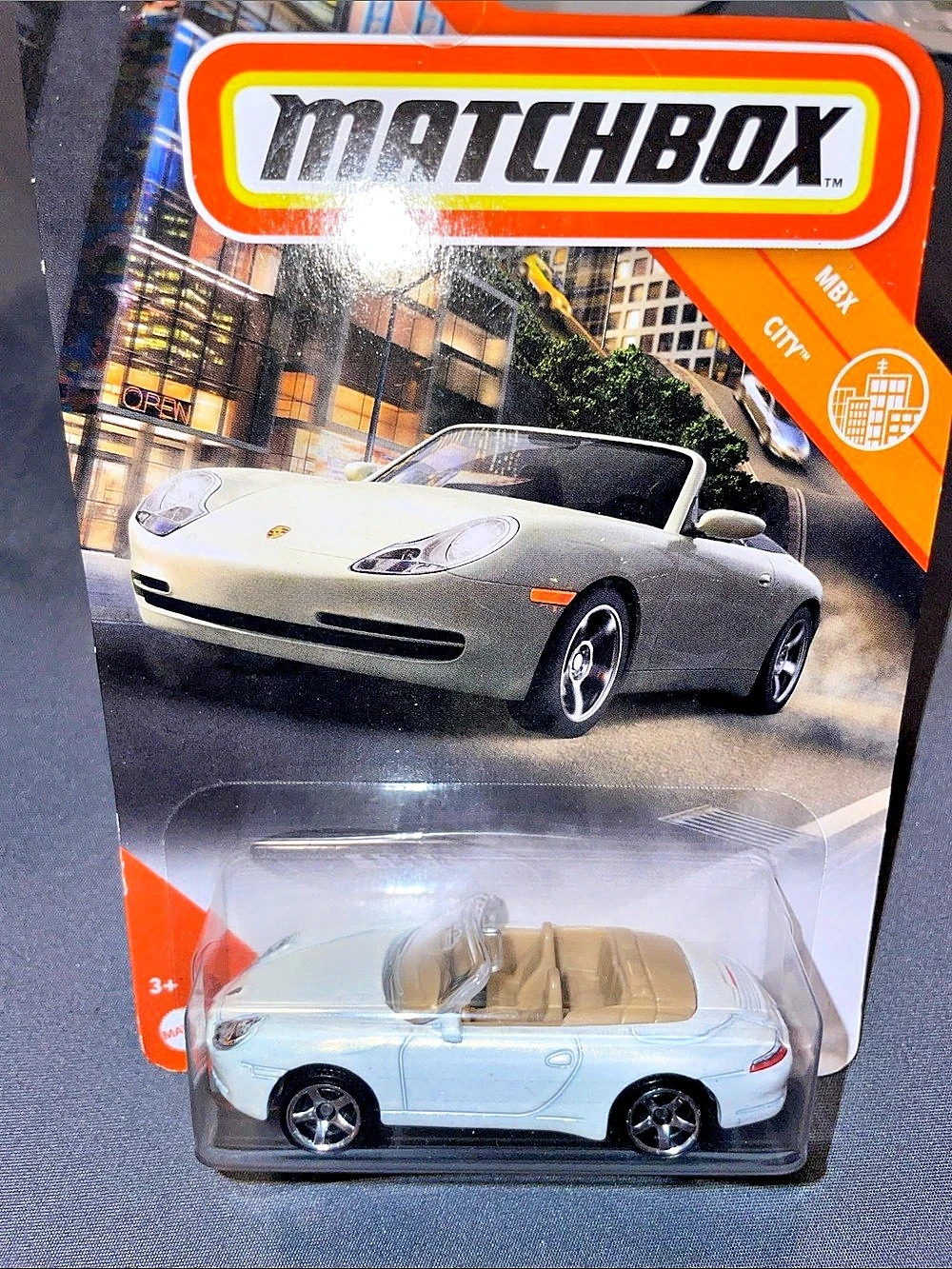Matchbox Porsche 911 Carrera Cabriolet Die-Cast Car White